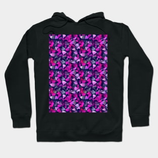 Watercolor geometric soft dark magenta Hoodie